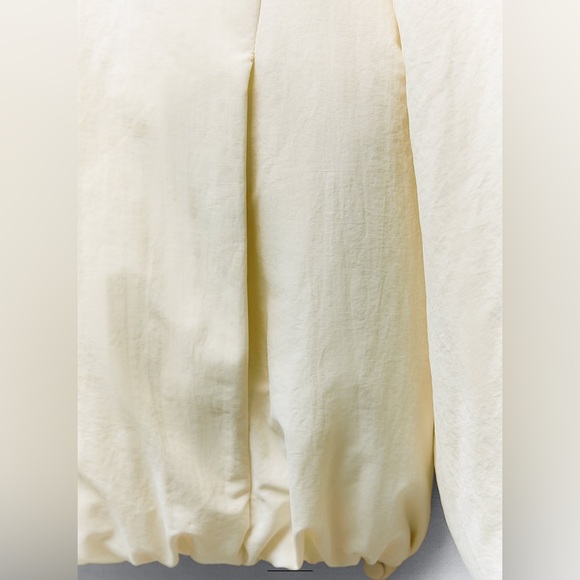 water repellent oversizes bomber jacket ecru - Picture 8 of 14